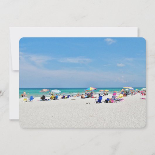 Beach Fun Einladung (Vorderseite)