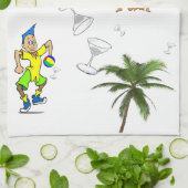 Beach Fun Kitchen Handtuch (Gefaltet)