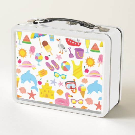 Beach Fun! Metall Brotdose (Rückseite)