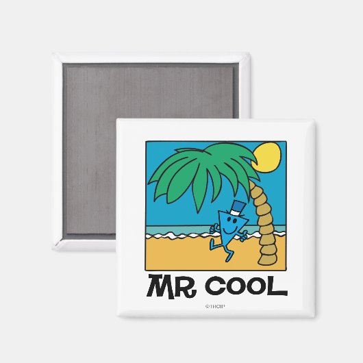 Beach Fun mit Mr. Cool Magnet (Vorderseite/Rückseite)