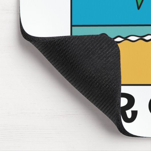 Beach Fun mit Mr. Cool Mousepad (Ecke)