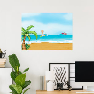 Beach Fun Poster
