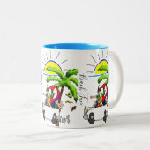 Beach Fun Tasse (VorderseiteRechts)