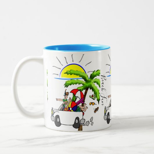 Beach Fun Tasse (Links)