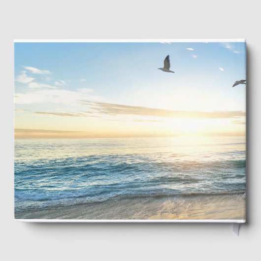 Beach Funeral Guest Book | In Love Memory Gästebuch (Rückseite)