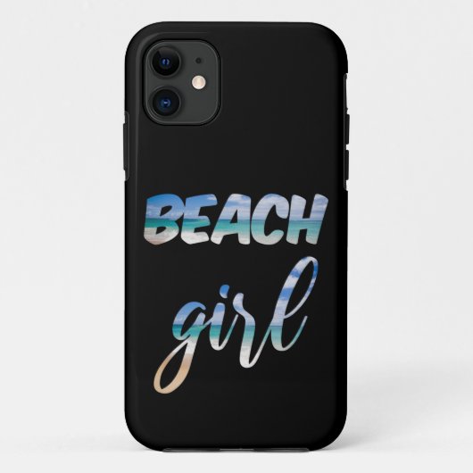 Beach Girl Case-Mate iPhone Hülle (Rückseite)