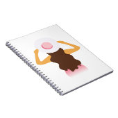 Beach Girl Notebook Notizblock (Rechte Seite)