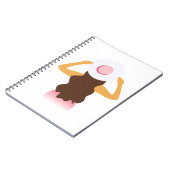 Beach Girl Notebook Notizblock (Linke Seite)