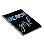 Beach Girl Notizblock (Rechte Seite)