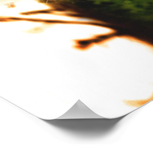 Beach Girl Poster (Ecke)