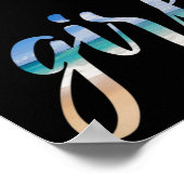 Beach Girl Poster (Ecke)