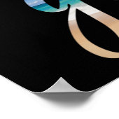 Beach Girl Poster (Ecke)