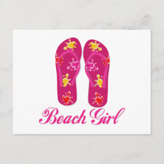 Beach Girl Postkarte