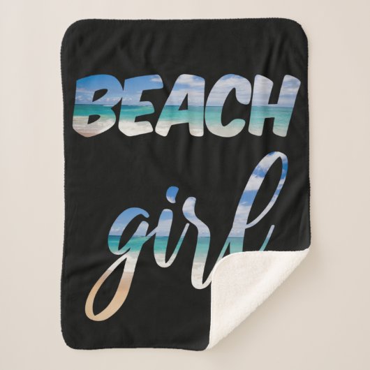 Beach Girl Sherpadecke (Vorderseite)