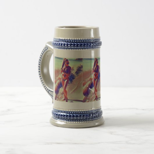 Beach Girl Thunder_Cove Bierglas (Vorderseite Links)