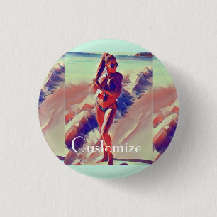 Beach Girl Thunder_Cove Button