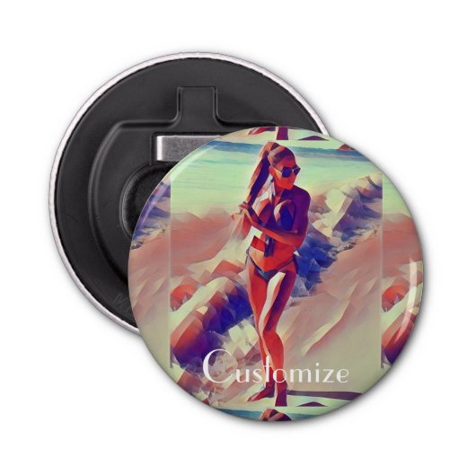 Beach Girl Thunder_Cove Flaschenöffner (Vorderseite)