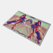 Beach Girl Thunder_Cove Fußmatte (Schrägansicht)