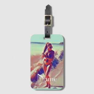 Beach Girl Thunder_Cove Gepäckanhänger