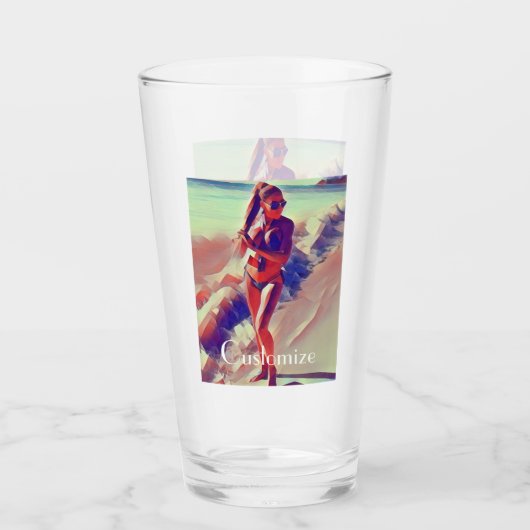 Beach Girl Thunder_Cove Glas (Vorderseite)