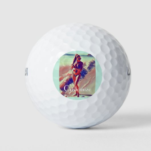 Beach Girl Thunder_Cove Golfball (Vorderseite)
