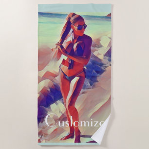 Beach Girl Thunder_Cove Strandtuch