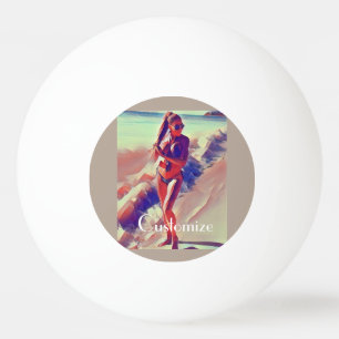 Beach Girl Thunder_Cove Tischtennisball