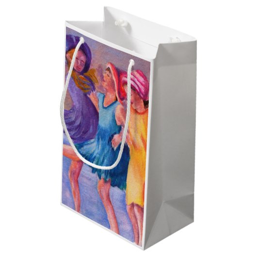 BEACH GIRLFRIENDS KLEINE GESCHENKTÜTE (Rückseite Schrägansicht)