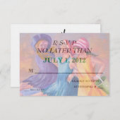 BEACH GIRLFRIENDS KUNDENBARE RSVP-KARTEN RSVP KARTE (Vorne/Hinten)