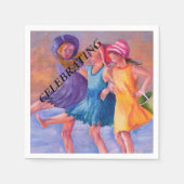 BEACH GIRLFRIENDS PAPIERNAPKINS SERVIETTE (Vorderseite)