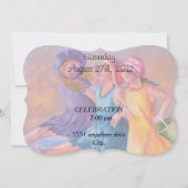 BEACH GIRLFRIENS KUNSTBAR EINLADUNG (Rückseite)