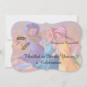 BEACH GIRLFRIENS KUNSTBAR EINLADUNG