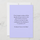 Beach Glass Massage Stones auf der Rückseite Einladung (Rückseite)