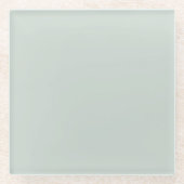 Beach Glass Pastel Green Pairs Breezeway MQ3-21 Glasuntersetzer (Vorderseite)