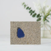 Beach Glass Postkarte (Stehend Vorderseite)