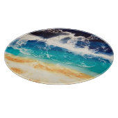 Beach Glass Schneidebrett (Ecke)