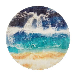Beach Glass Schneidebrett