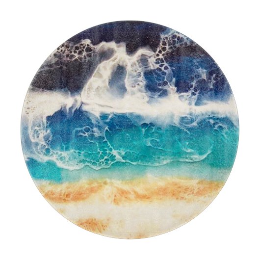 Beach Glass Schneidebrett (Vorderseite)