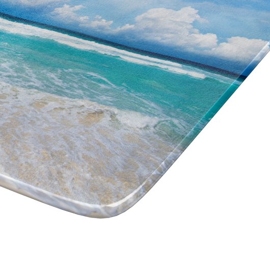 Beach Glass Schneidebrett (Ecke)