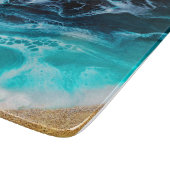 Beach Glass Schneidebrett (Ecke)