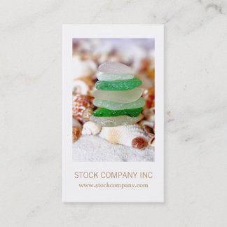 Beach Glass & Seashells Visitenkarte