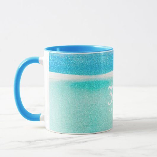 Beach Glitzer Sand Ocean 30A Tasse (Links)