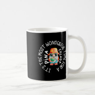 Beach-Gnom-Weihnachtsschwanz Pina Colada Kaffeetasse