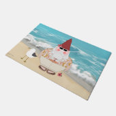 Beach Gnome Doormat Fußmatte (Schrägansicht)