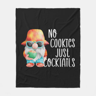 Beach Gnome No Cookies Tropical Fleecedecke