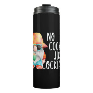 Beach Gnome No Cookies Tropical Thermosbecher