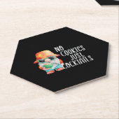 Beach Gnome No Cookies Tropical Untersetzer (angewinkelt)