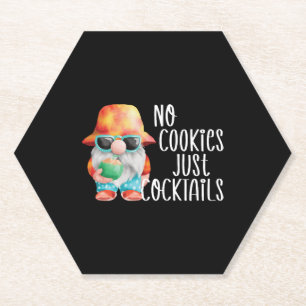 Beach Gnome No Cookies Tropical Untersetzer