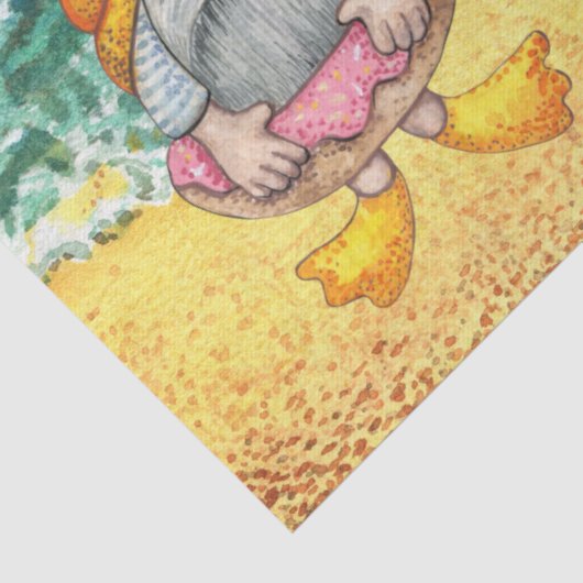 Beach Gnomes Decoupage Seidenpapier (Detail)