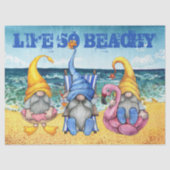 Beach Gnomes Decoupage Seidenpapier (Vorderseite)